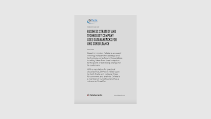 Business strategy and technology company uses Databarracks for AWS consultancy